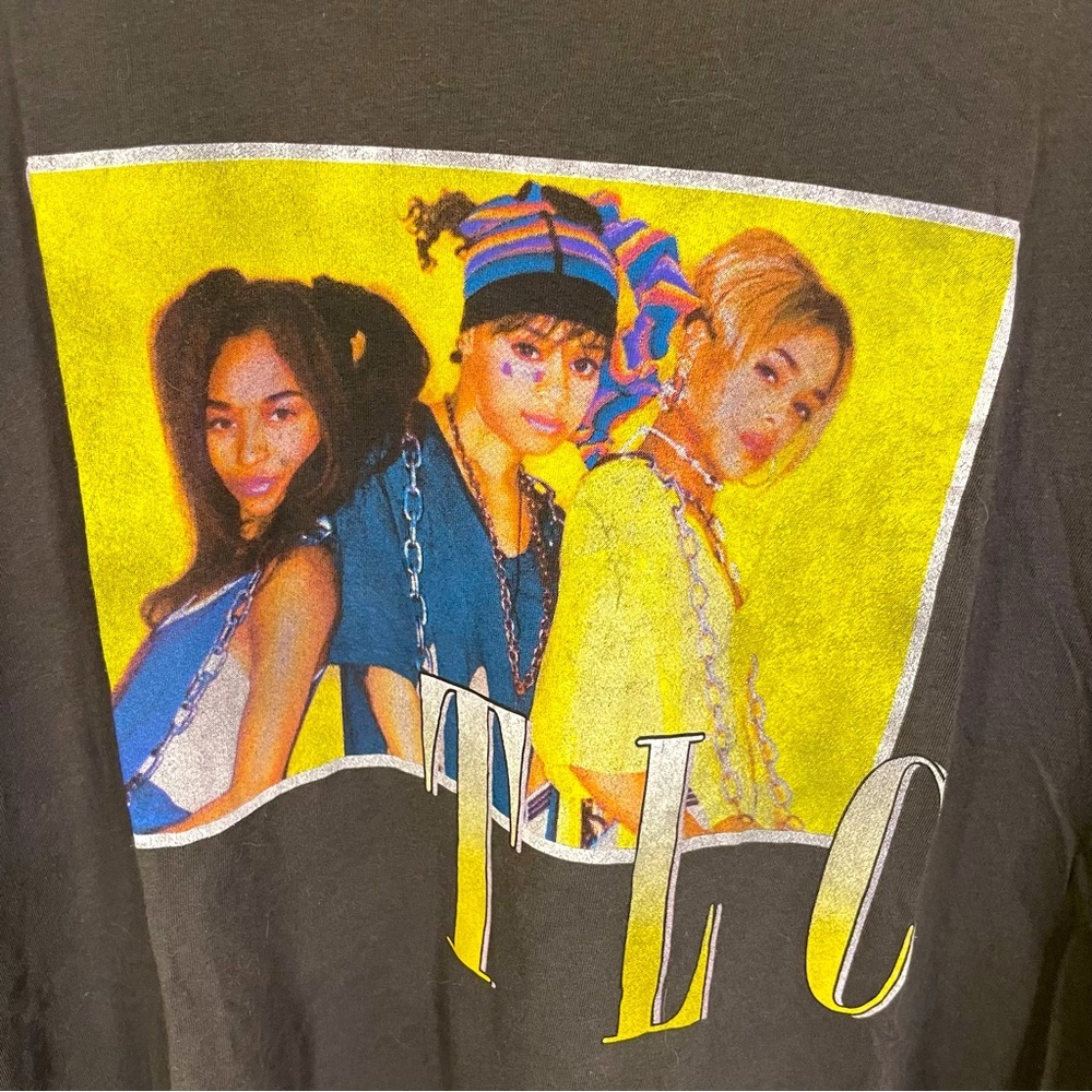 OLD NAVY - TLC Graphic Tshirt, Mens Black 3XL Tall - Picture 2 of 5